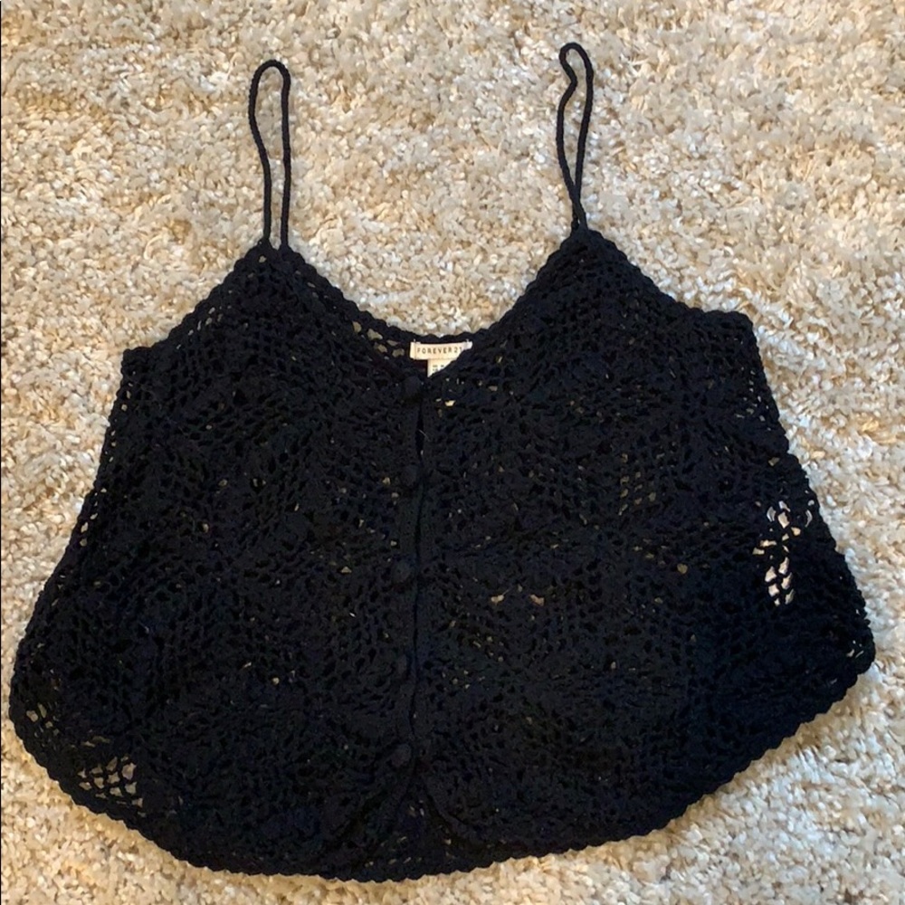 Crochet Crop Top / Cover Up